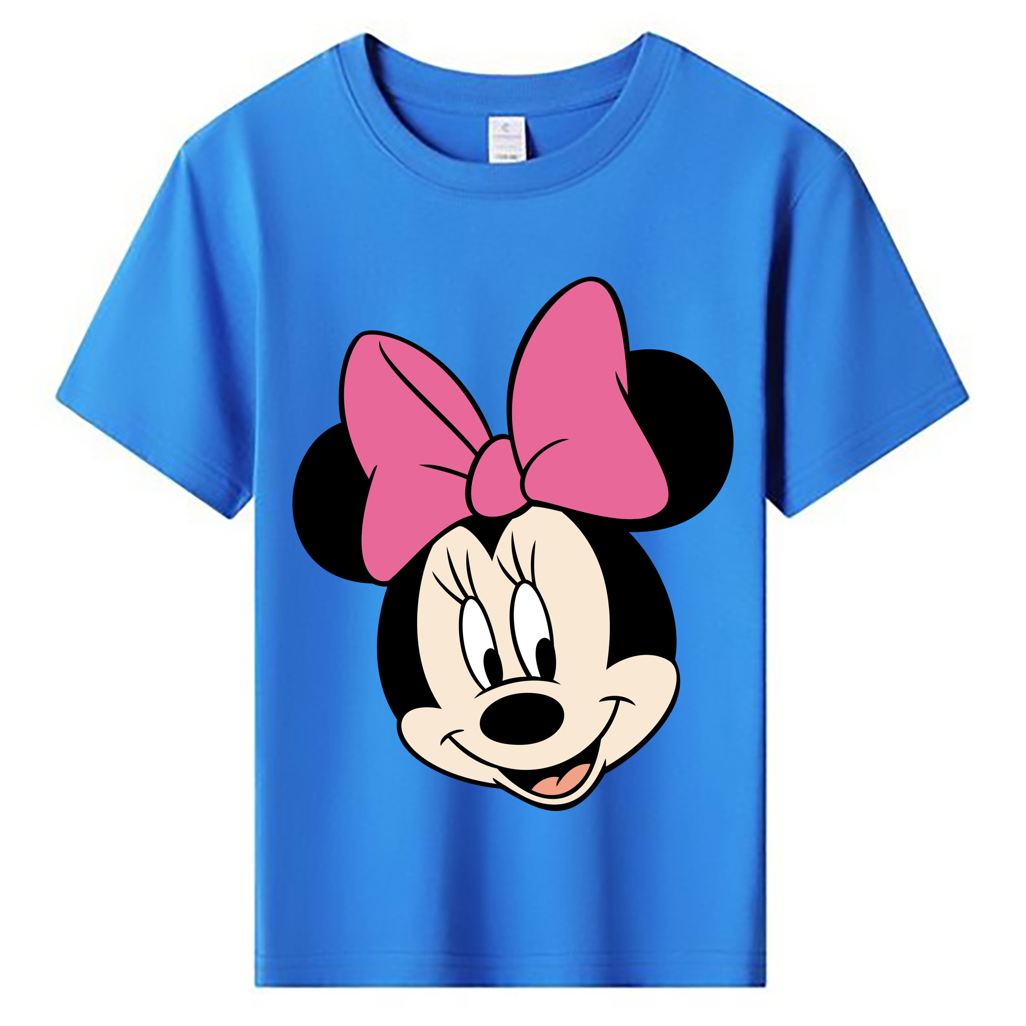 ミッキーマウス Mickey Mouse 綿100％キッズTシャツ（フロントプリント）